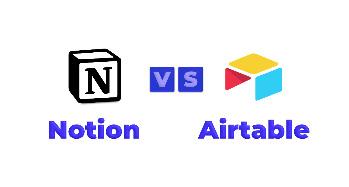 notion and airtable logo