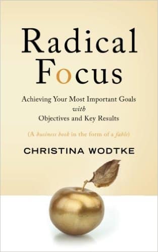 "radical focus Christina R Wodtke, Marty Cagan "