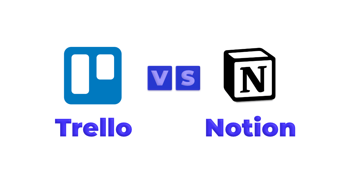 trello and notion logo